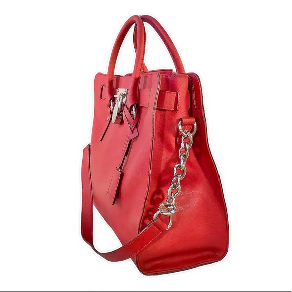 🔴MICHAEL KORS Red Hamilton Bag - Picture 3 of 8